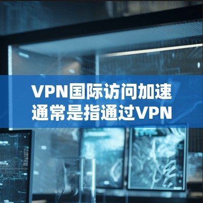 VPN国际访问加速通常是指通过VPN连接到国际服务器或国际网络来访问国际服务器或服务的一种方式。这种方法主要适用于那些需要访问国际服务器、平台或服务的人，特别是对于那些不想直接访问国际服务器的人