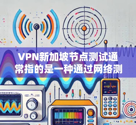 VPN新加坡节点测试通常指的是一种通过网络测试来验证VPN服务器连接是否稳定、可靠以及安全的测试过程。以下是一些可能涉及的内容和步骤