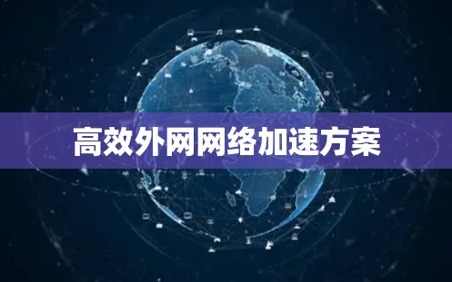 高效外网网络加速方案