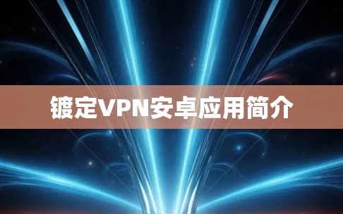 镀定VPN安卓应用简介 镀定VPN安卓应用简介