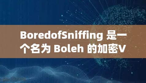 BoredofSniffing 是一个名为 Boleh 的加密VPN工具,提供了多种功能选项,适合需要安全、隐私和加密连接的用户。以下是其功能分析 BoredofSniffing 是一个名为 Boleh 的加密VPN工具,提供了多种功能选项,适合需要安全、隐私和加密连接的用户。以下是其功能分析